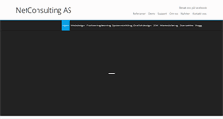 Desktop Screenshot of netconsulting.no