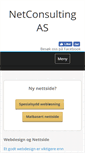 Mobile Screenshot of netconsulting.no