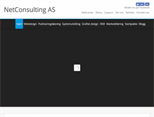 Tablet Screenshot of netconsulting.no